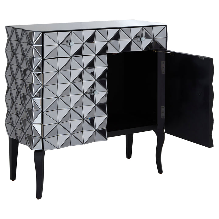 Ibis Silver Finish Cabinet