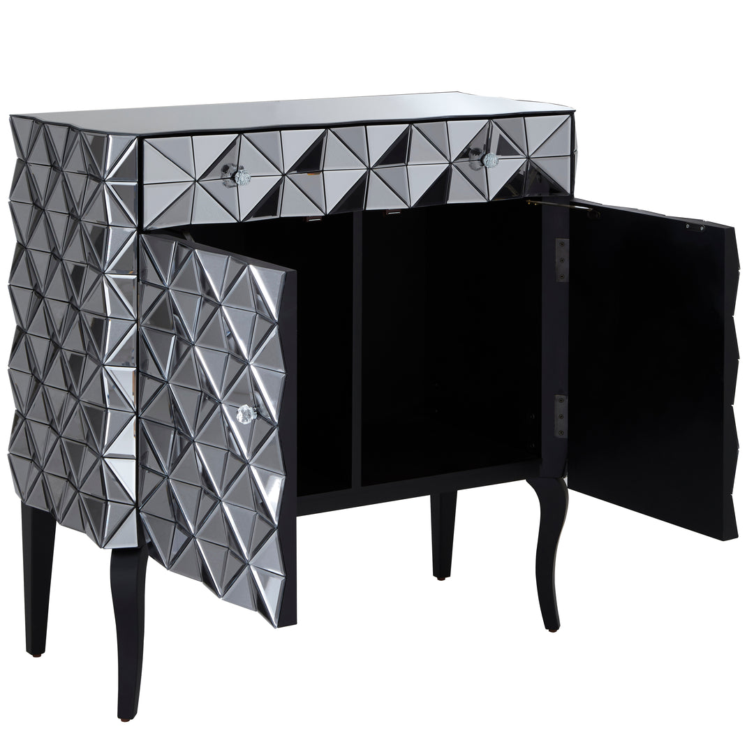 Ibis Silver Finish Cabinet