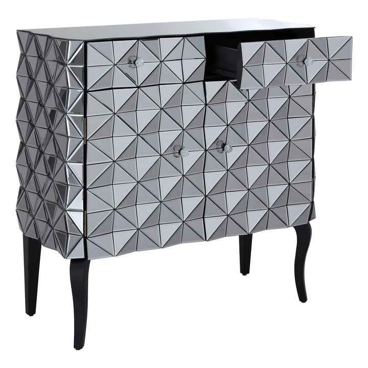 Ibis Silver Finish Cabinet