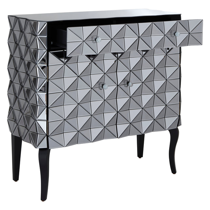 Ibis Silver Finish Cabinet