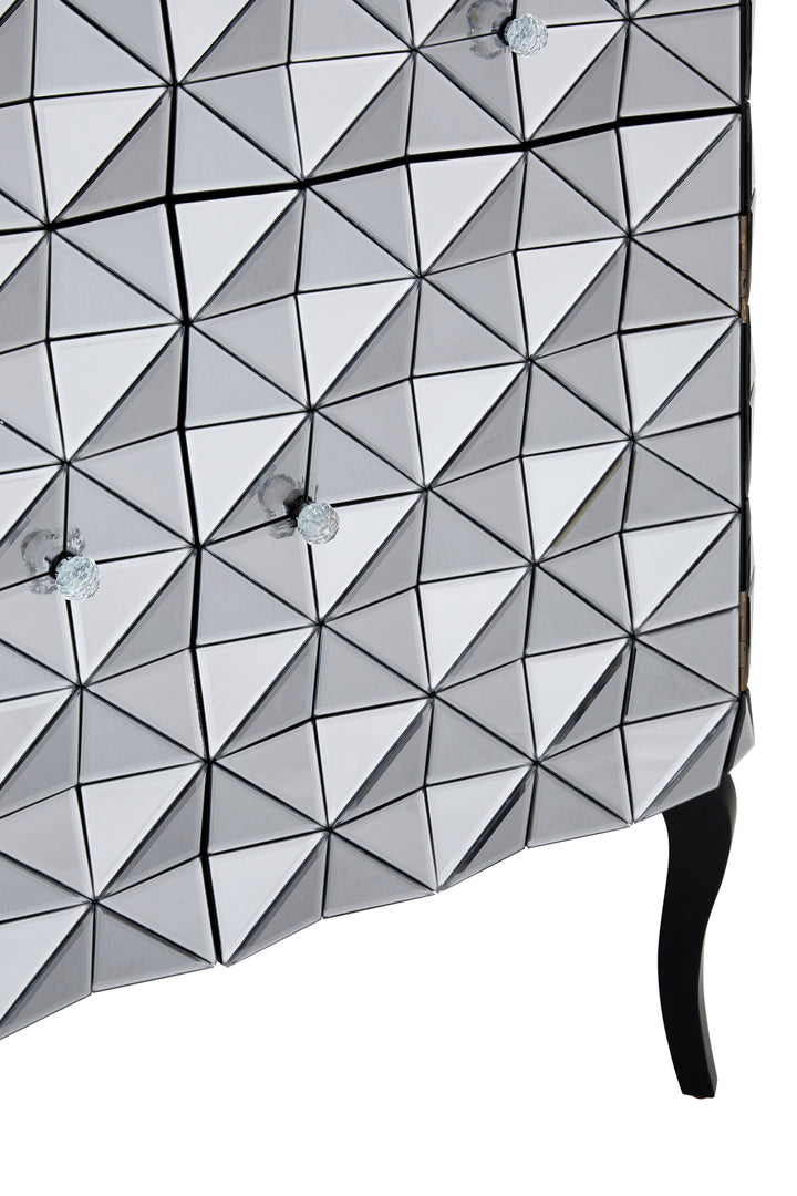 Ibis Silver Finish Cabinet