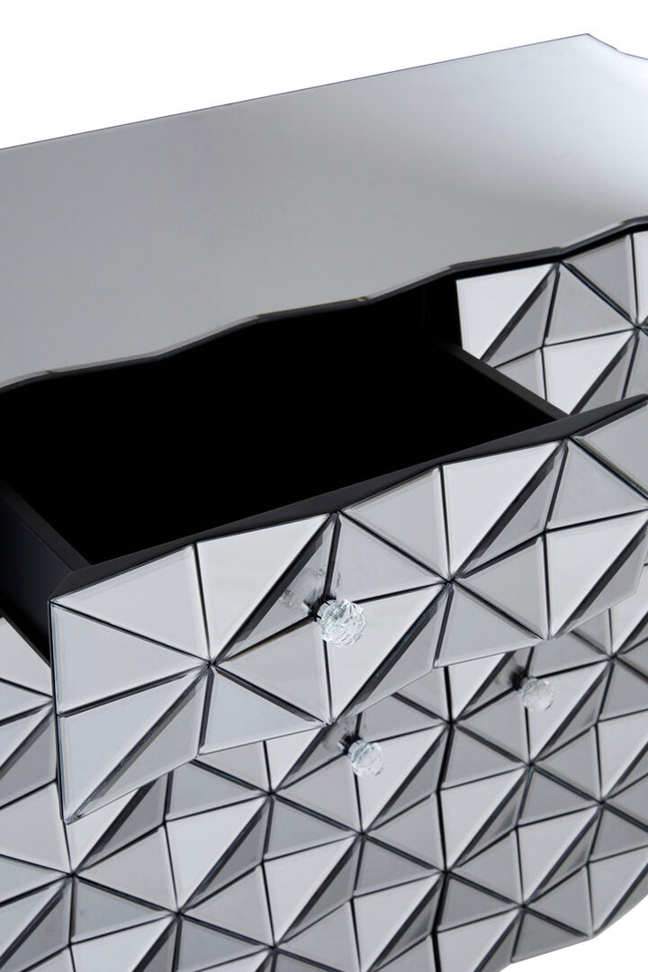 Ibis Silver Finish Cabinet