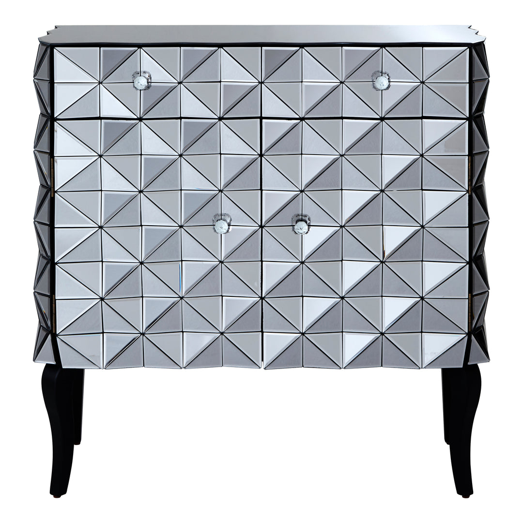 Ibis Silver Finish Cabinet