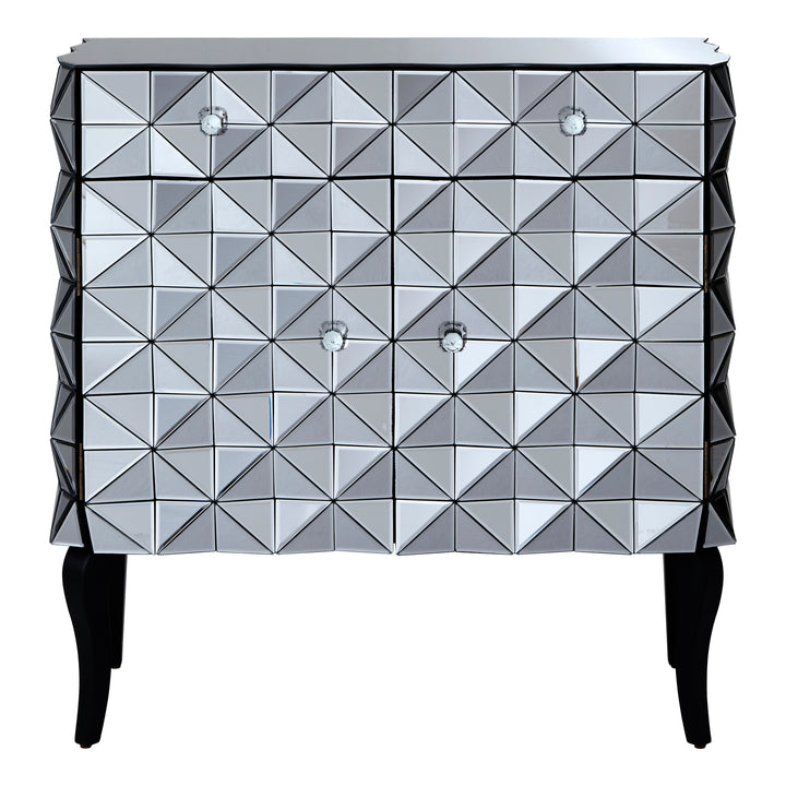 Ibis Silver Finish Cabinet