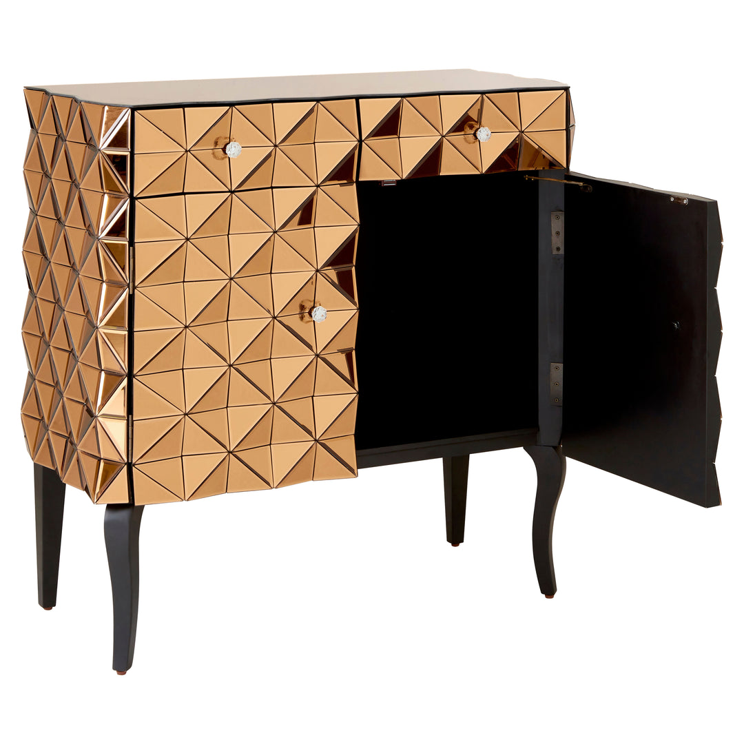 Ibis Copper Finish Cabinet