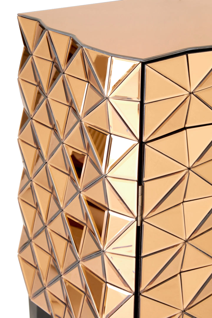 Ibis Copper Finish Cabinet