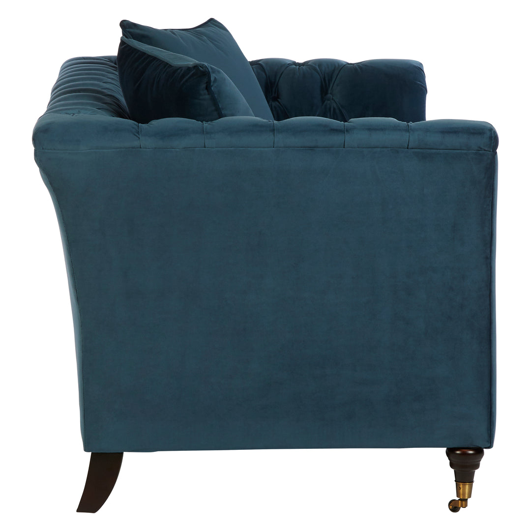 Robin Two Seat Midnight Velvet Sofa