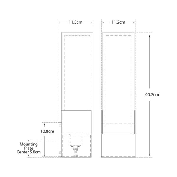Covet Wall Light Nickel, Wall Light, Polished Nickel - Andrew Martin
