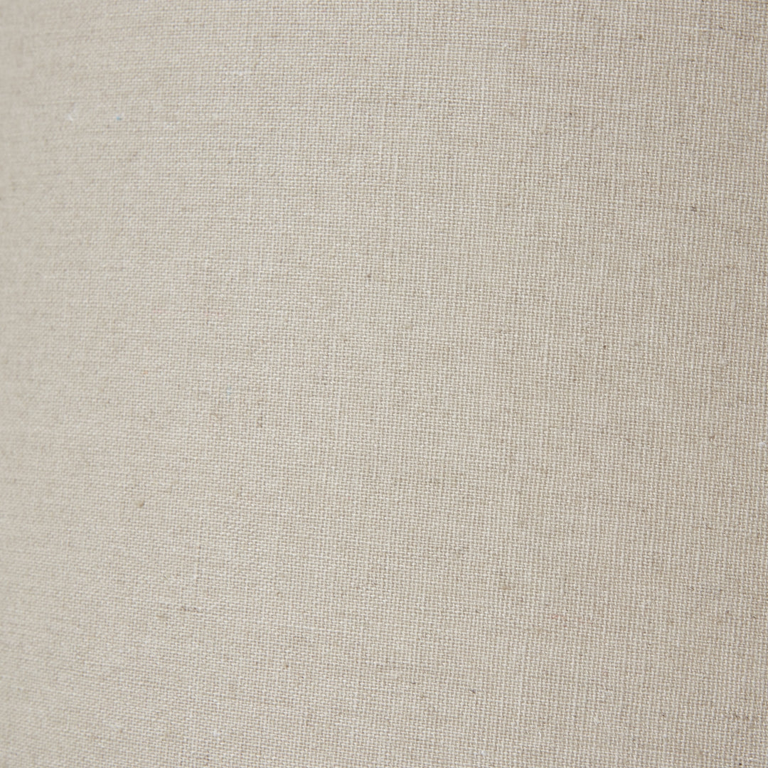 White Ceramic Ginger Jar Lamp With Linen Shade
