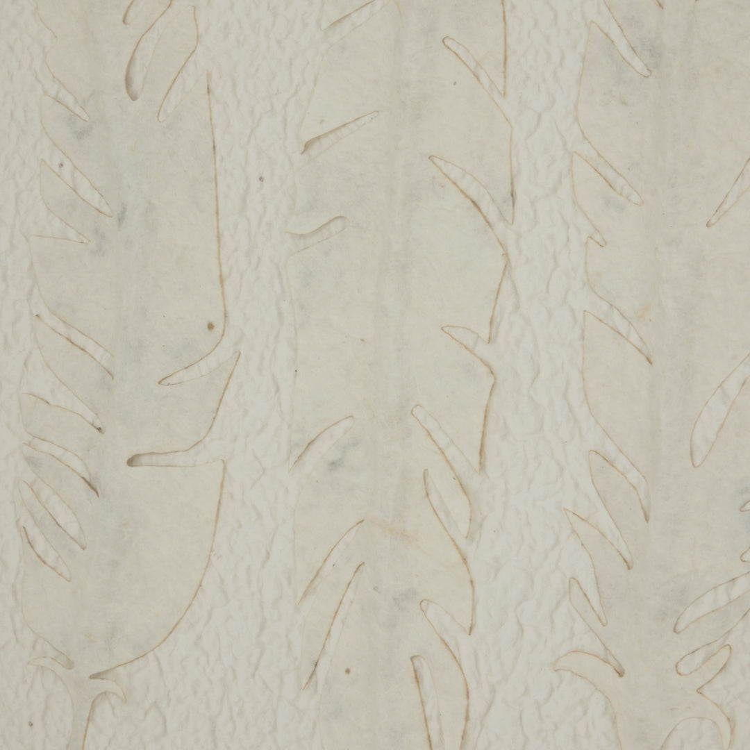 Alta White Feathers Art Mounted In Beaded Frame