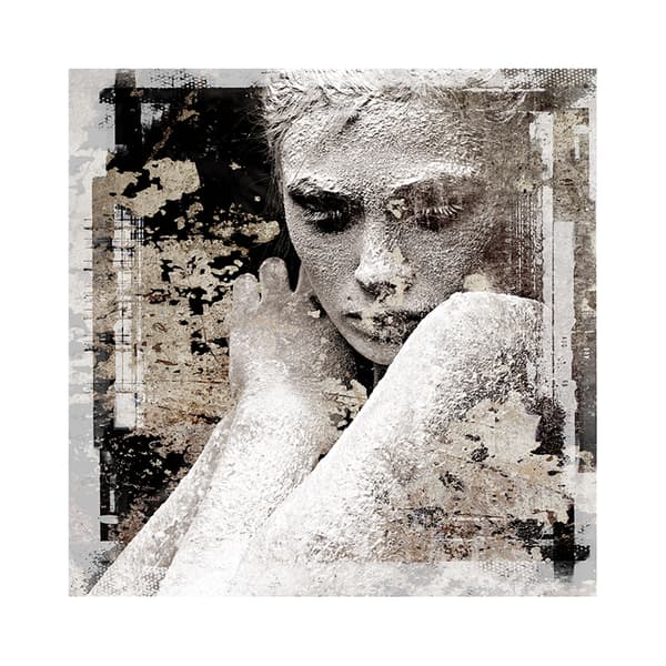 White Woman, Plexiglass Artwork, 150cm x 150cm, Natural/White - Andrew Martin