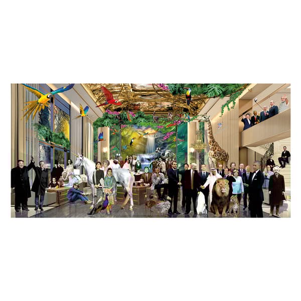 We Are The World Colour 250X120 - Plexiglass, 250cm x 120cm - Andrew Martin
