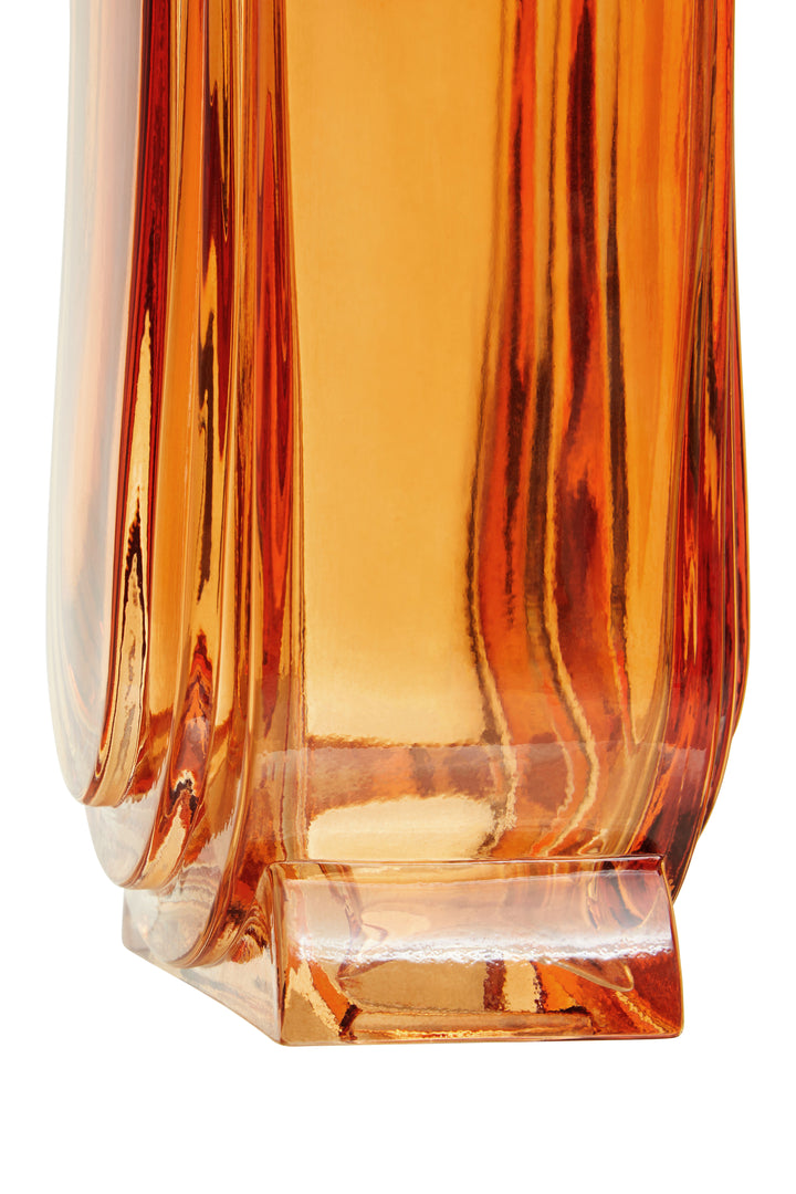 Ricky Large Orange Glass Vase