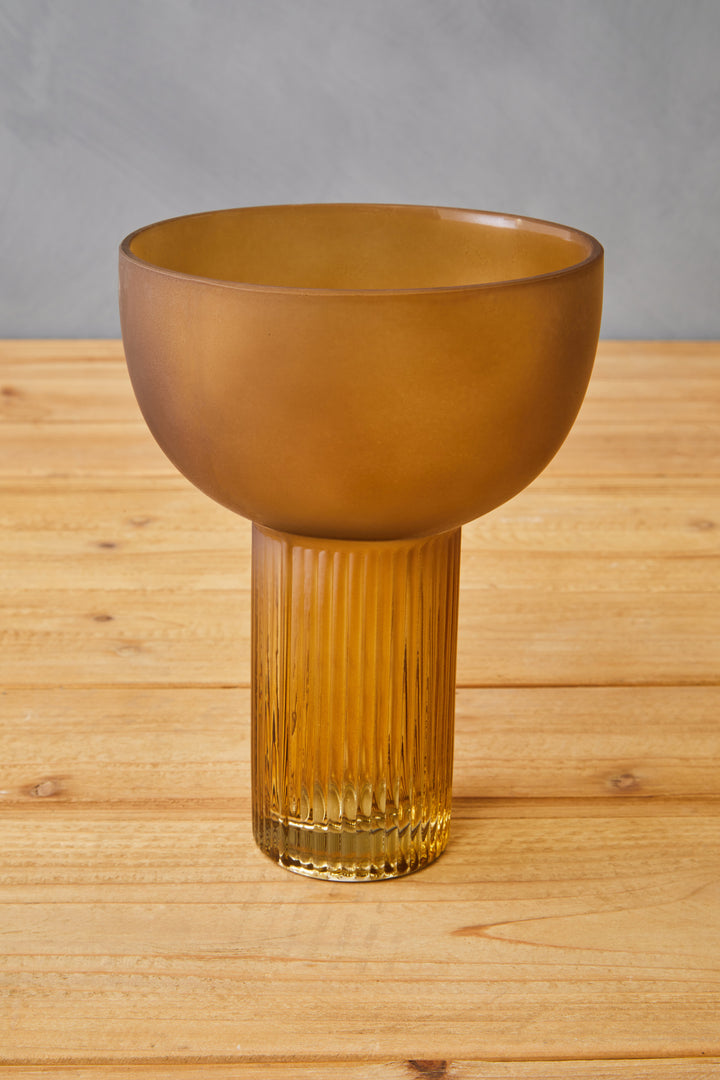 Ralph Small Ochre Glass Vase