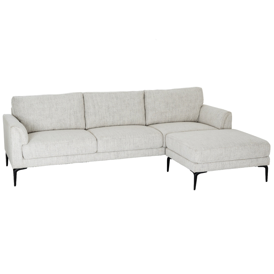 Zephra Three Seater Sofa With Footstool