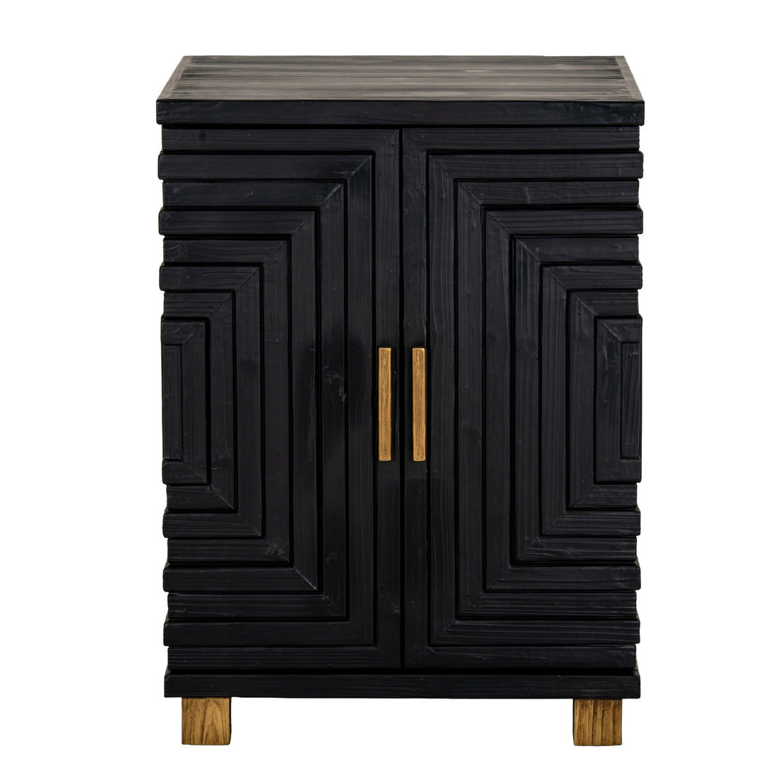 Lennox Black 2 Door Small Sideboard