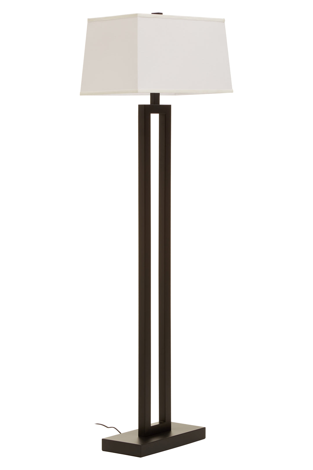 Lewis Black and White Floor Lamp