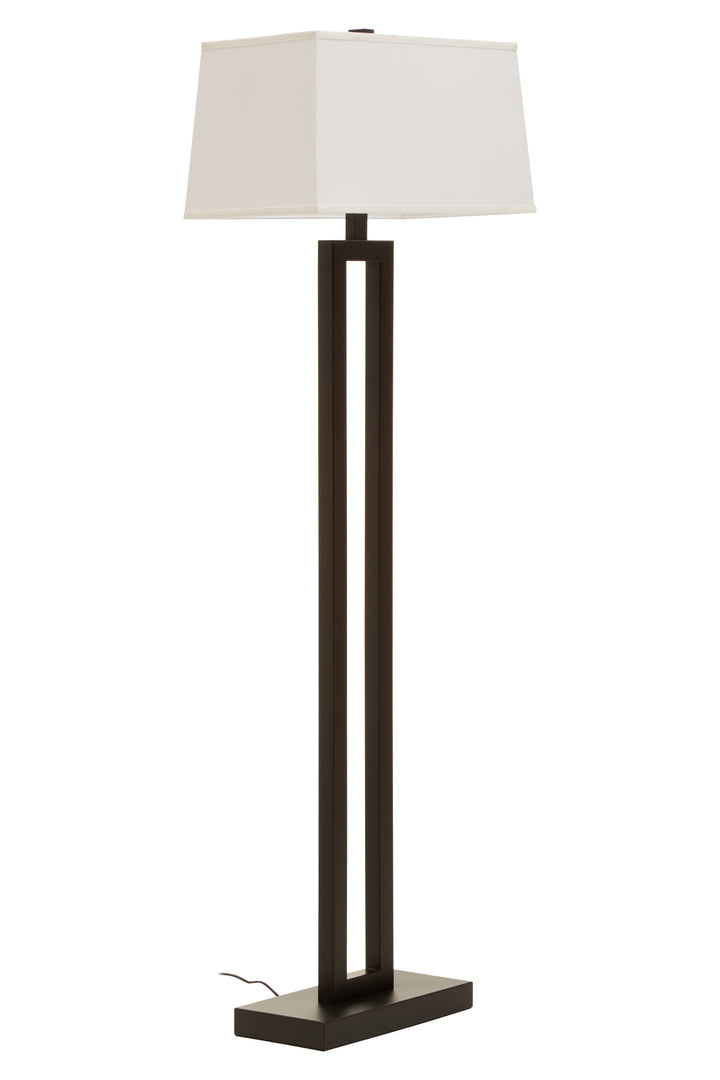 Lewis Black and White Floor Lamp