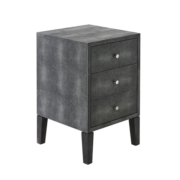 Georgia Bedside Table Grey, Bedside Table - Andrew Martin