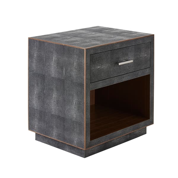 Fitz Bedside Table Grey, Bedside Table - Andrew Martin