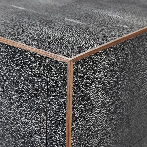 Fitz Bedside Table Grey, Bedside Table - Andrew Martin