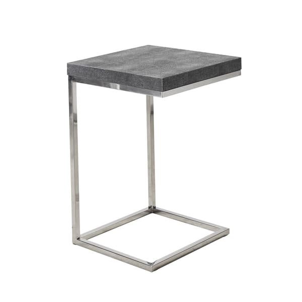 Ashley Side Table Grey, Side Table - Andrew Martin