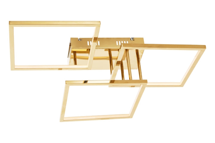 Tucker Three Square Ceiling Light