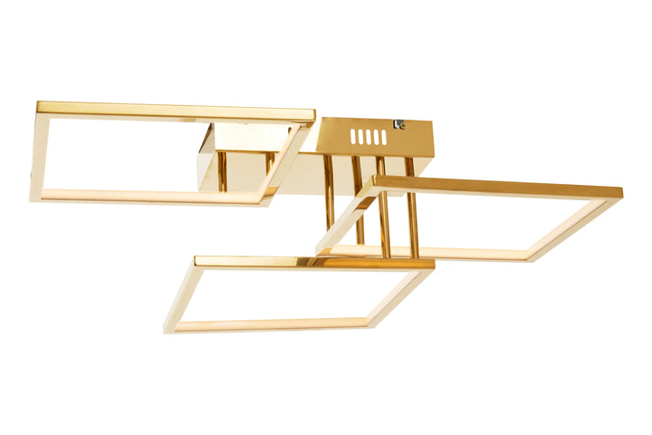 Tucker Three Square Ceiling Light