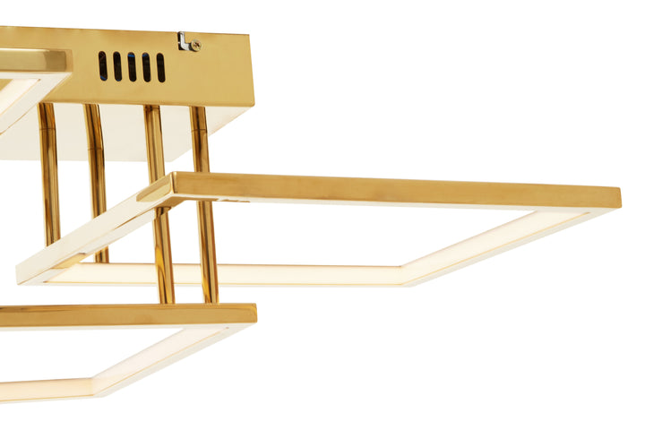 Tucker Three Square Ceiling Light