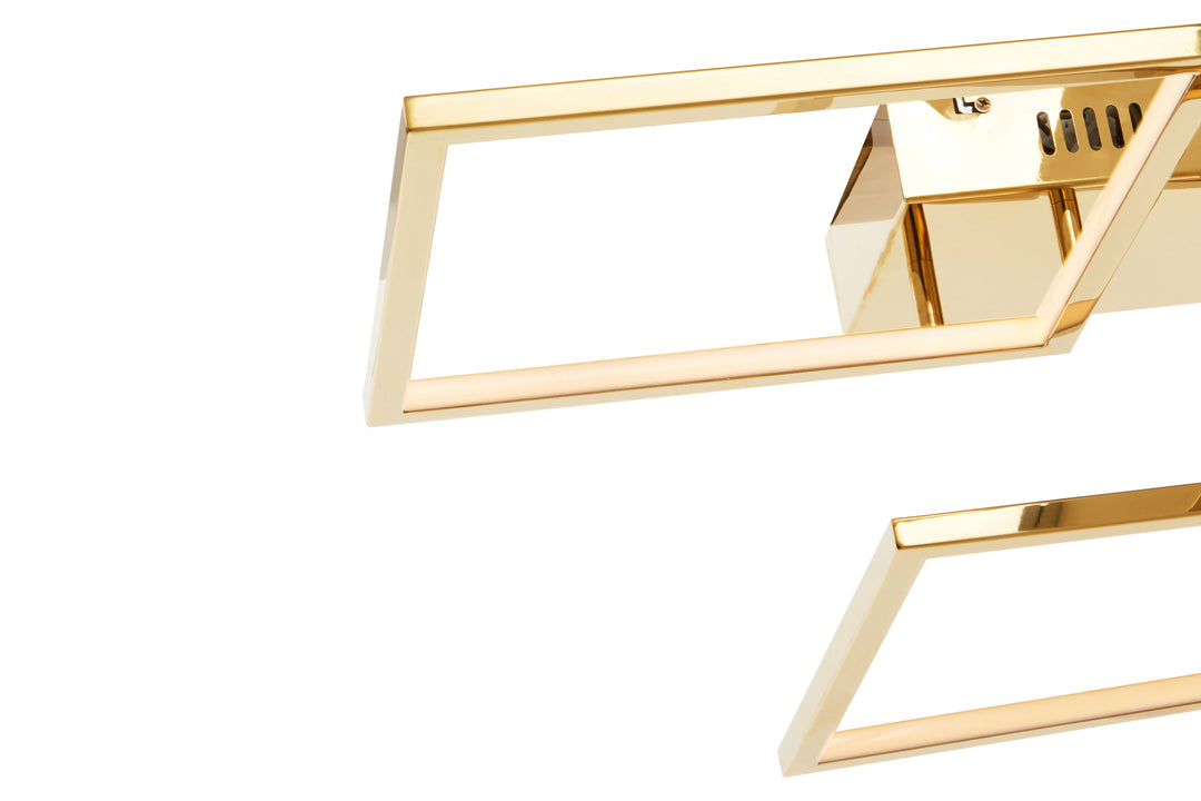 Tucker Three Square Ceiling Light