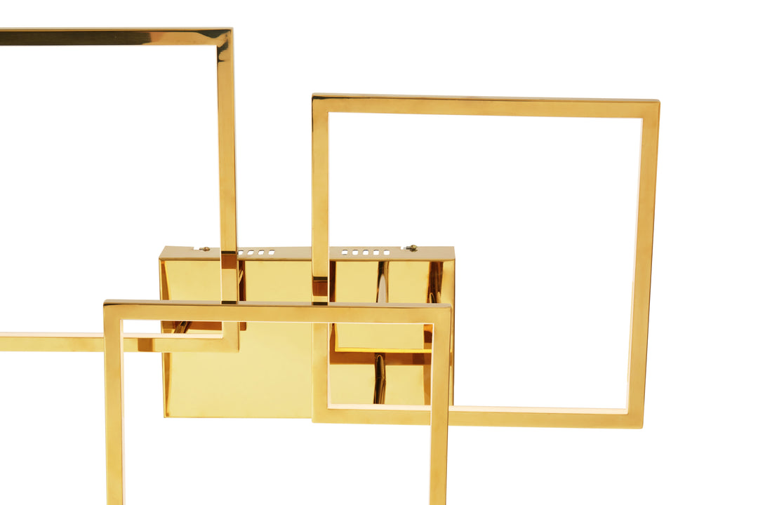 Tucker Three Square Ceiling Light