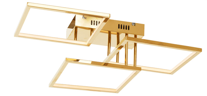 Tucker Three Square Ceiling Light