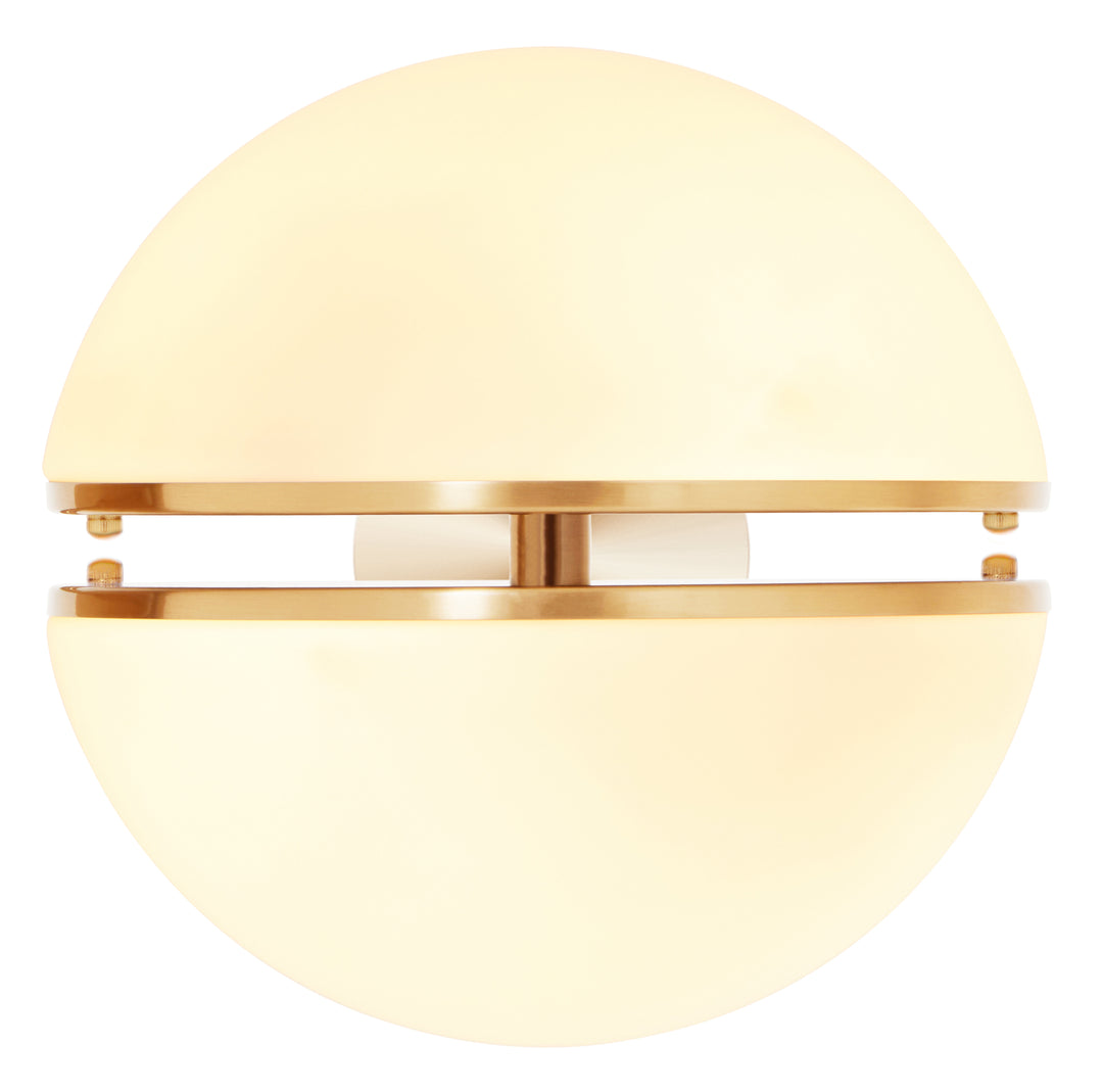 Rio Brushed Brass Ball Wall Light