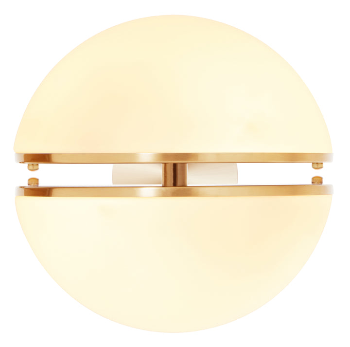 Rio Brushed Brass Ball Wall Light