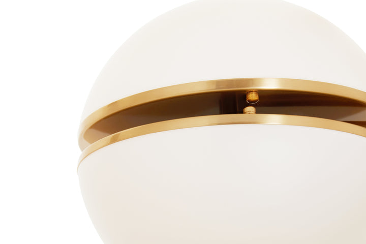 Rio Brushed Brass Ball Wall Light
