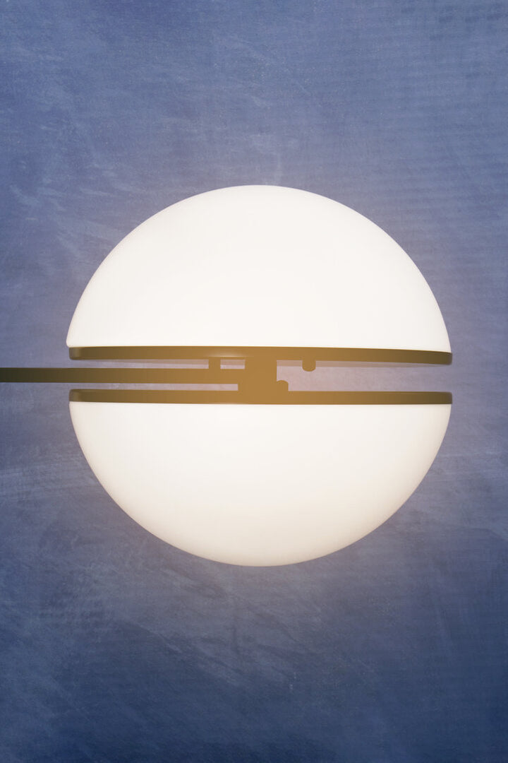 Rio Matte Black Ball Wall Light