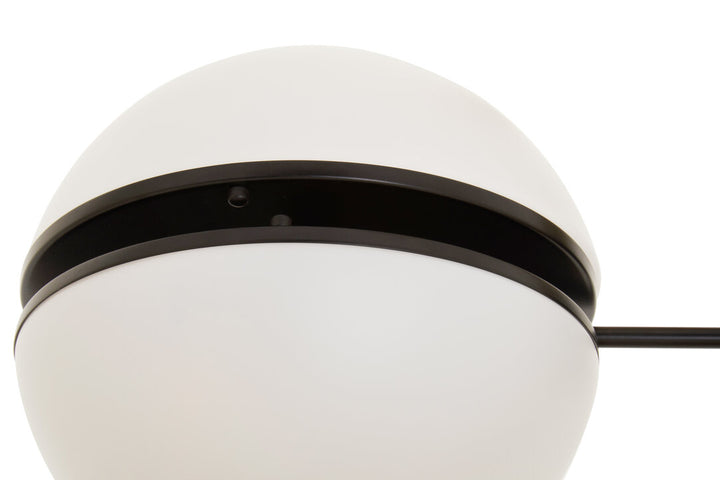 Rio Matte Black Ball Wall Light