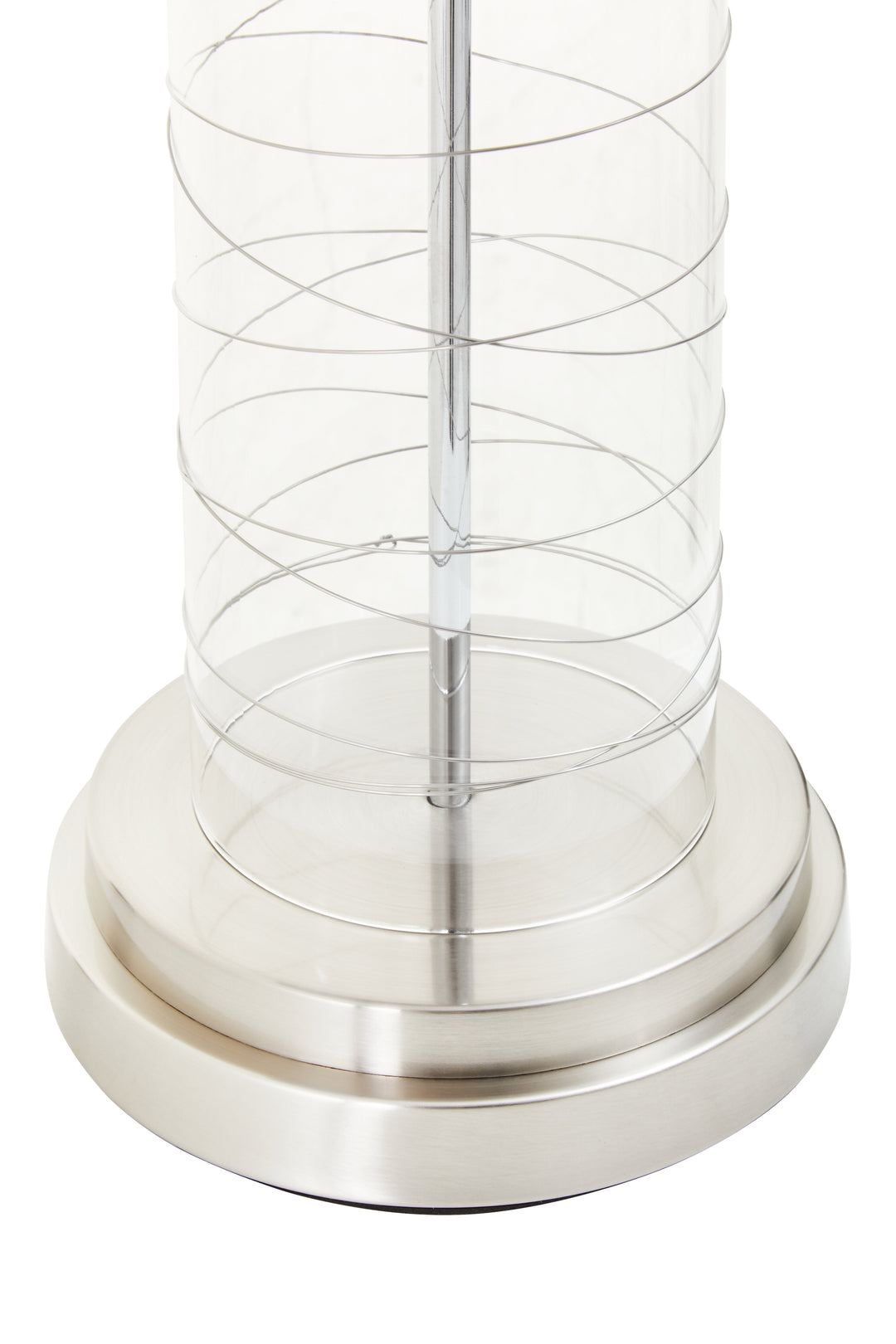 Sparky Glass Cylinder Table Lamp