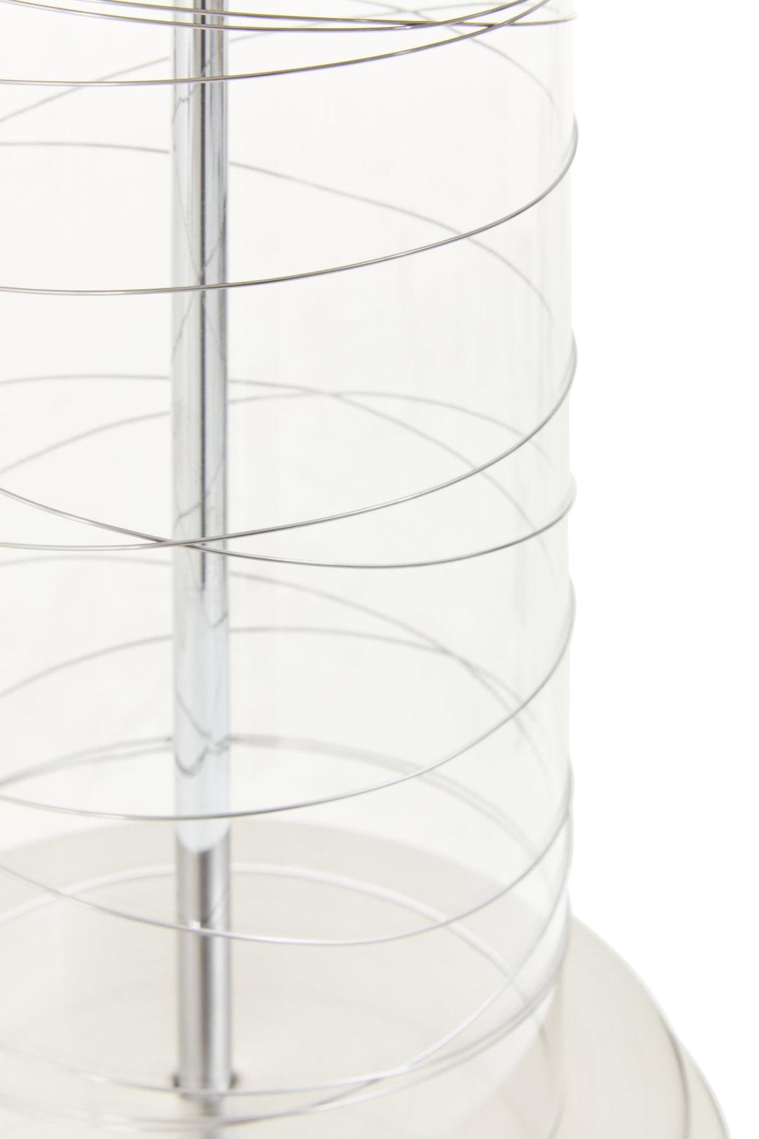 Sparky Glass Cylinder Table Lamp