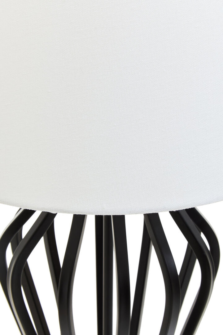 Sparky Black And White Table Lamp
