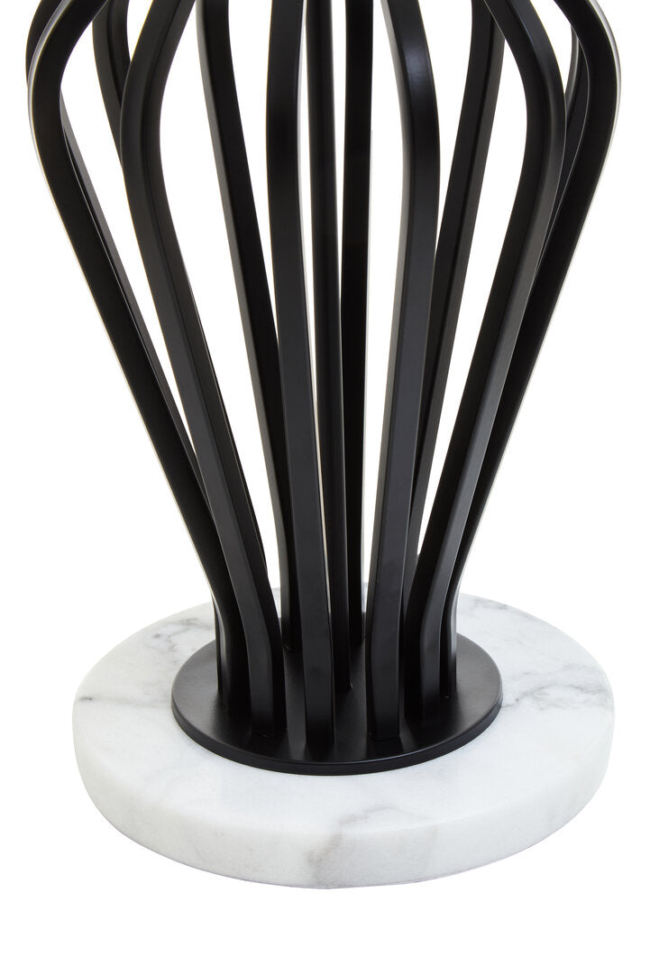 Sparky Black And White Table Lamp
