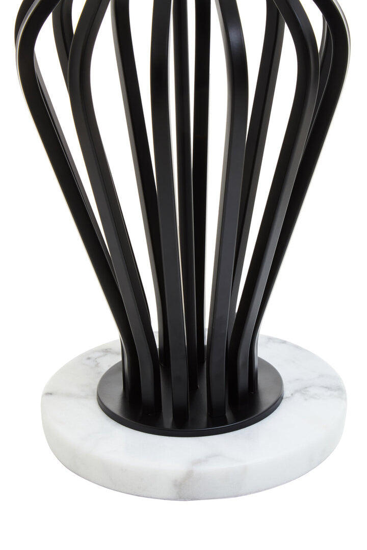 Sparky Black And White Table Lamp
