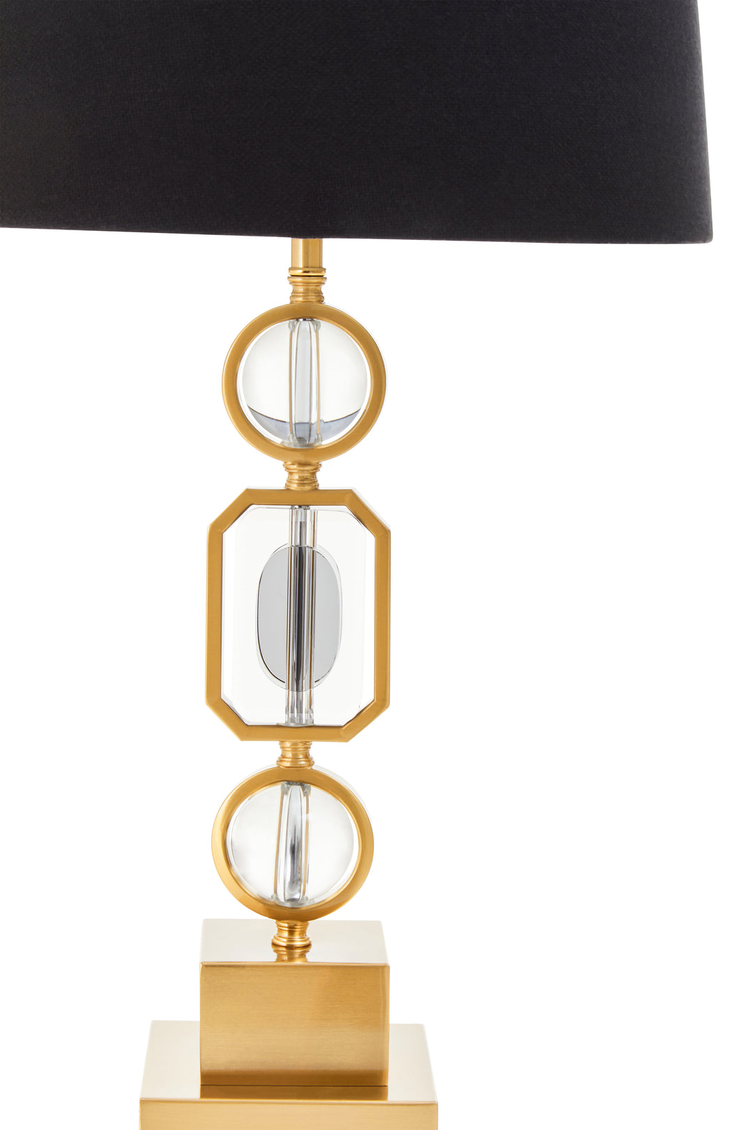 Sparky Gold And Crystal Table Lamp