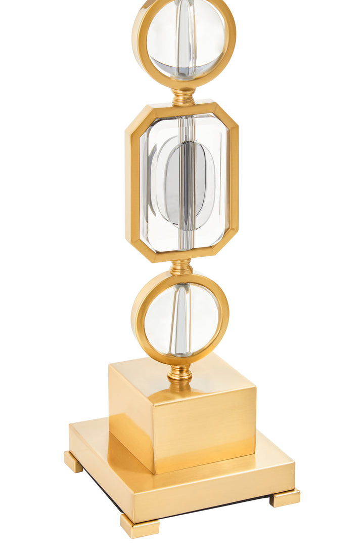 Sparky Gold And Crystal Table Lamp