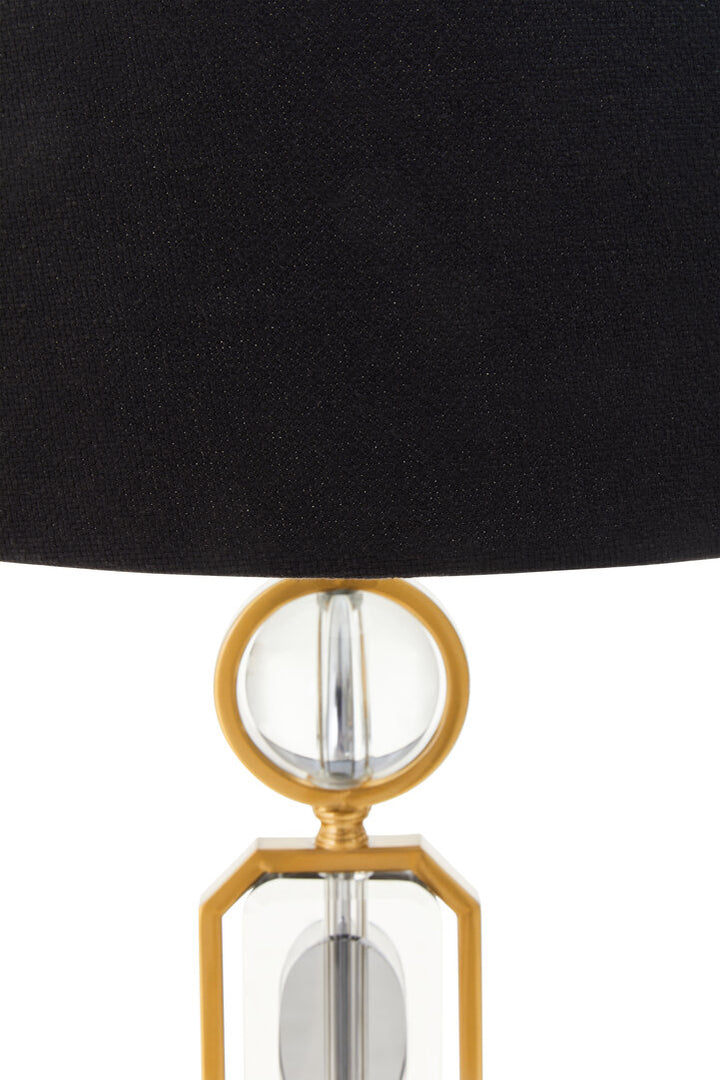 Sparky Gold And Crystal Table Lamp
