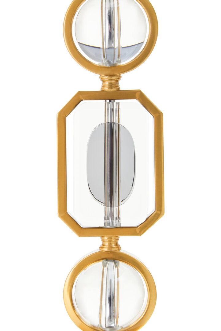 Sparky Gold And Crystal Table Lamp