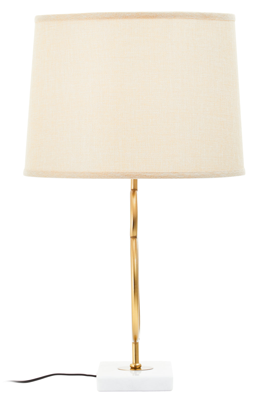 Sparky White And Gold Circles Table Lamp