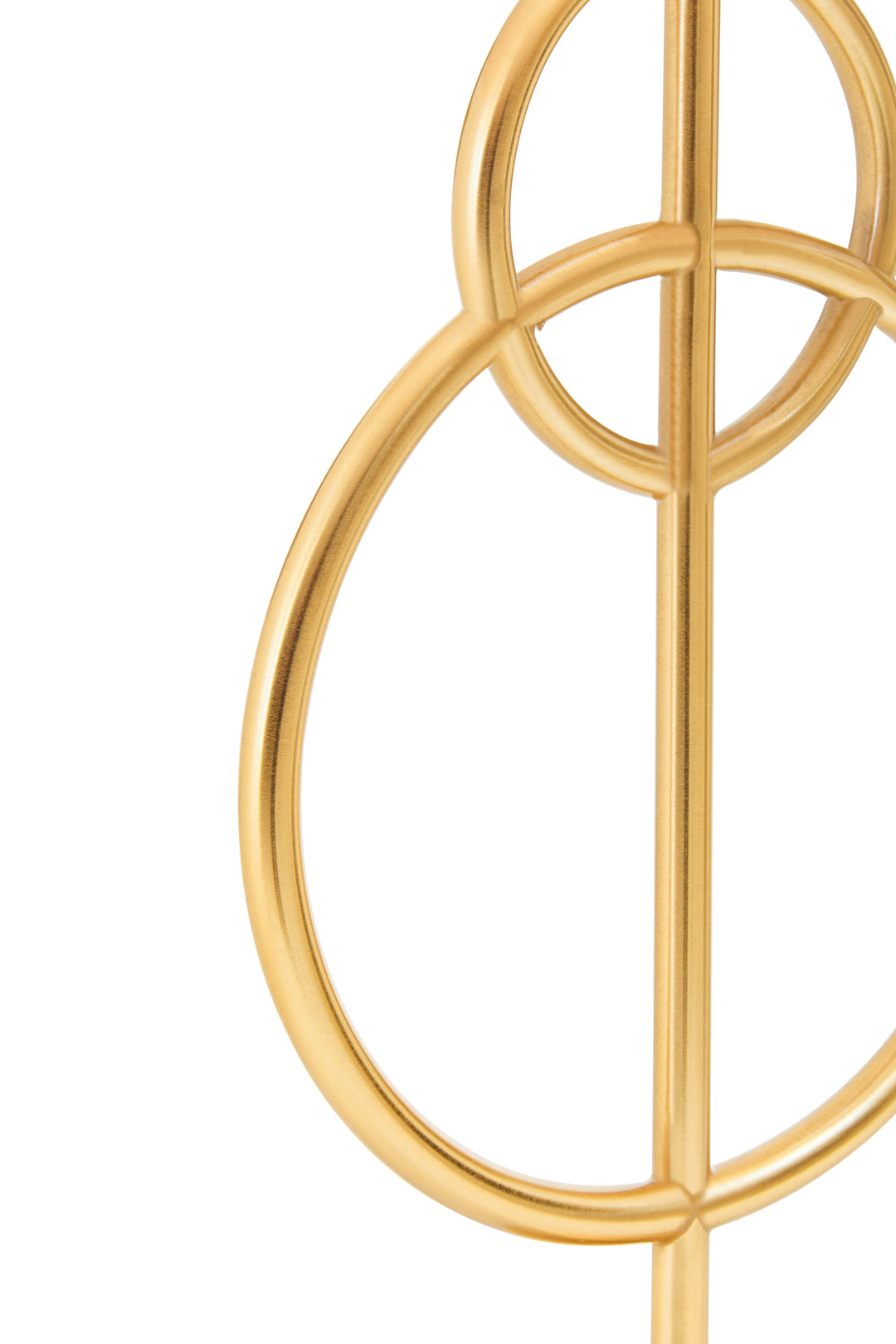 Sparky White And Gold Circles Table Lamp