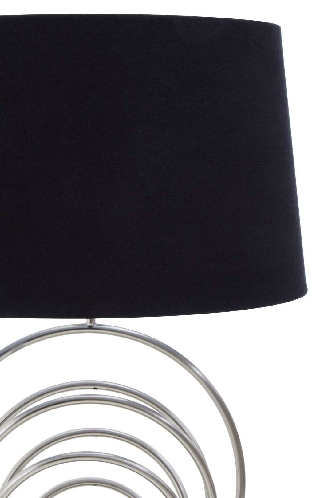 Sparky Brushed Chrome Sphere Table Lamp