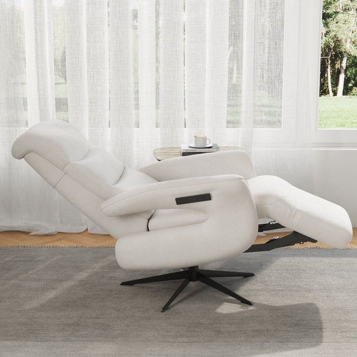 Chenir Velvet Power Recliner Accent Chair with 360° Swivel